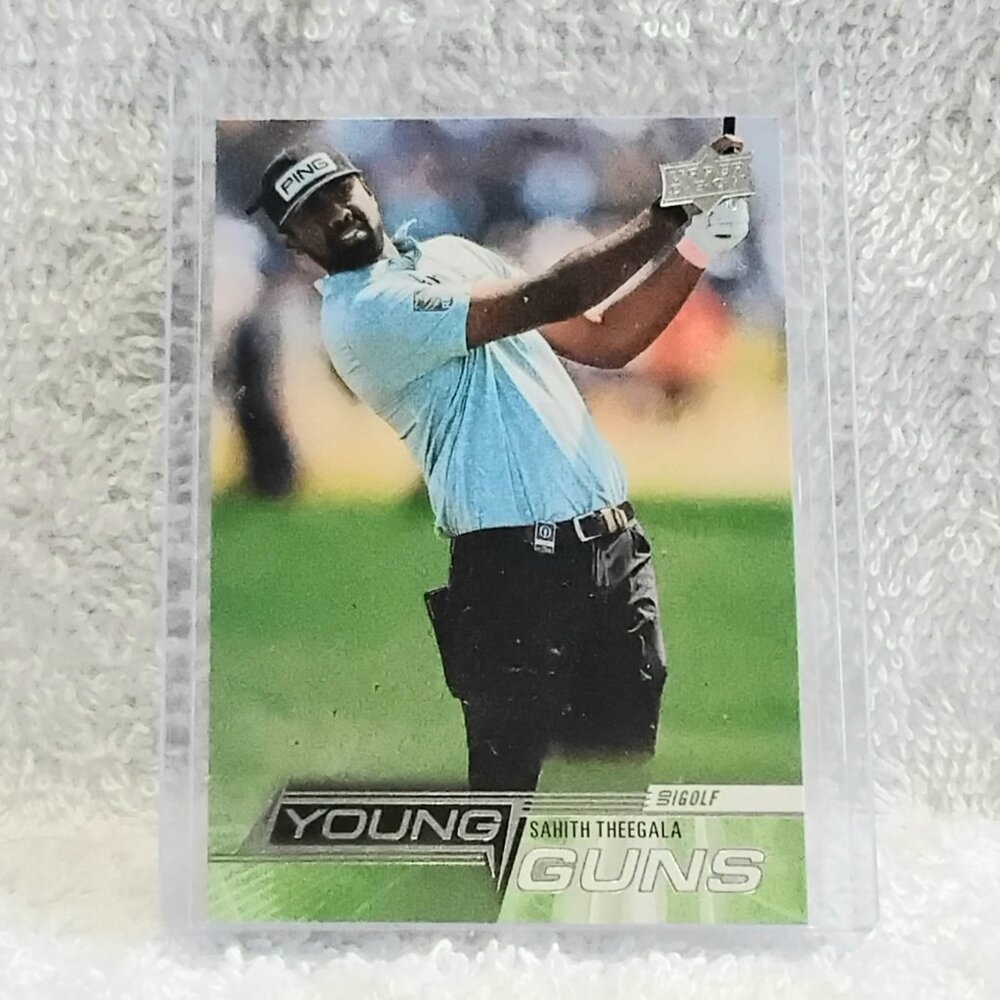 5/$20 Mint 2024 UD Sahith Theegala Youg Guns Golf Card 119!!